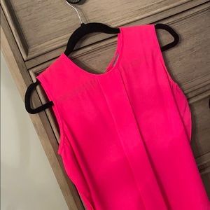 Vince camuto hot pink blouse